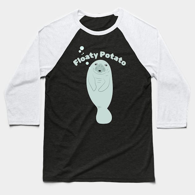 Floaty Potato Baseball T-Shirt by Teewyld